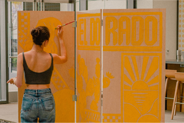 Live mural painted for the Culver One community